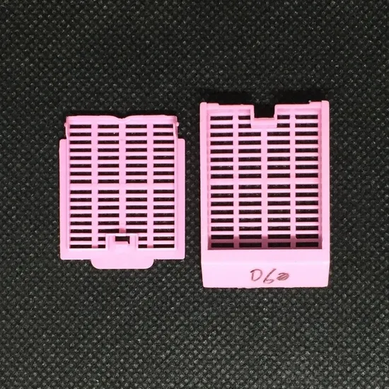 OEM ODM Custom Tissue Plastic Plastic Cassette مربع يستخدم لمراقبة الجودة